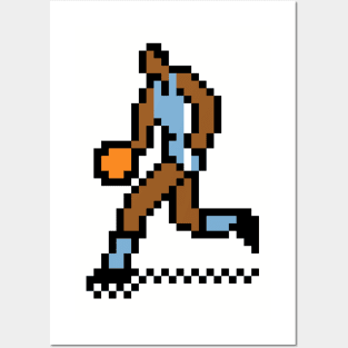 8-Bit Basketball - North Carolina Posters and Art